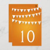 テーブエレガントルナンバーラブバンティンオレンジ ポストカード (正面/裏面)