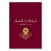 テーブエレガントルビクトリアン・カード番号 テーブルナンバー (裏面)