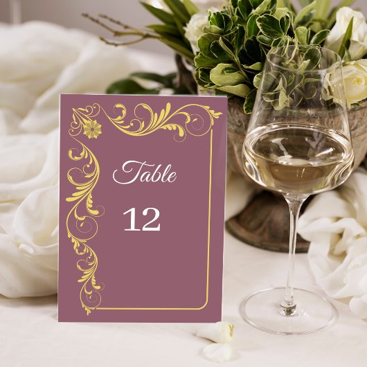 テーブエレガントルビクトリアン・カード番号 テーブルナンバー