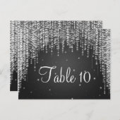 テーブエレガントル番号夜ダズルブラック ポストカード (正面/裏面)