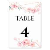 テーブエレガントル番号 テーブルナンバー (裏面)