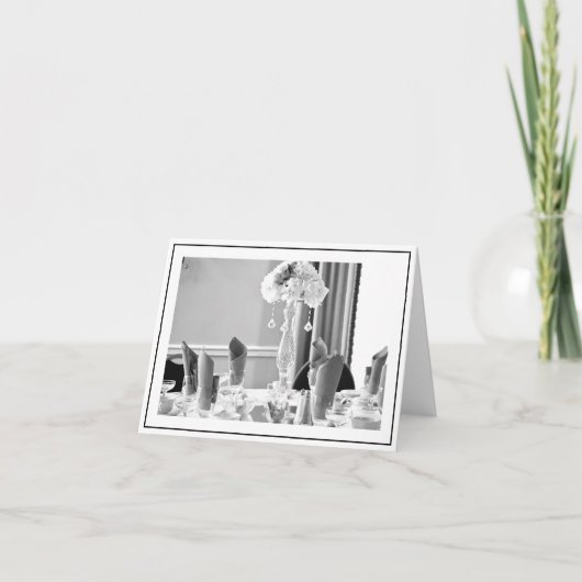 テーブエレガントル設定 サンキューカード (正面)