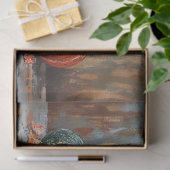 テーブカラフルルデコペの秋のパンプキ素朴ン 薄葉紙 (ギフト)