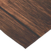 テーブパーソナライズされたルランナーバーンウッドカントリー素朴 ショートテーブルランナー (コーナー)