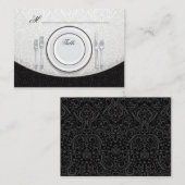 テーブフォーマルルシート座席表 プレイスカード (正面/裏面)