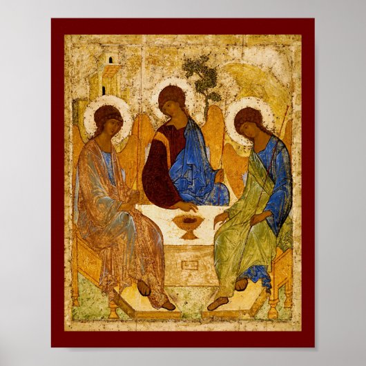 テーブルでのルブレブ・トリニティ ポスター (正面)