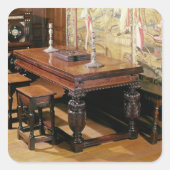 テーブルと椅子(ブロムリー・バイ・ボウとして知られる) スクエアシール (正面)