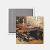 テーブルと椅子（ブロムリー・バイ・ボウとして知られる） マグネット (正面/裏面)