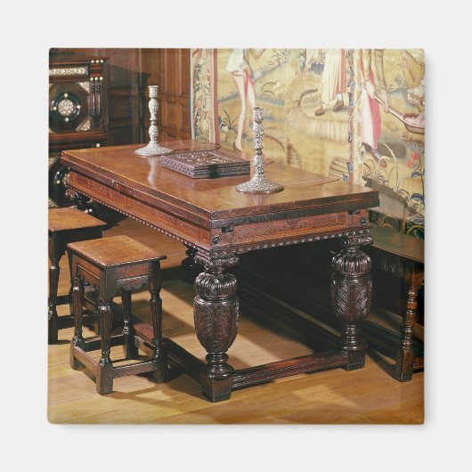 テーブルと椅子（ブロムリー・バイ・ボウとして知られる） マグネット (正面)