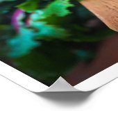 テーブルにビーツ葉の束 ポスター (角)