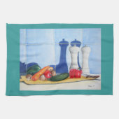 テーブルに違うとって何か キッチンタオル (横)