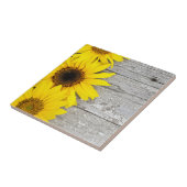 テーブルのひまわり タイル (側面)