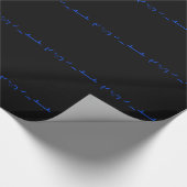 テーブルのインターネットのミームを弾くこと ラッピングペーパー (角)