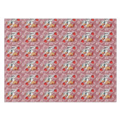 テーブルのクロス バレンタインデー チキン テーブルクロス (正面(横))