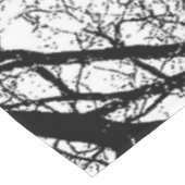 テーブルのランナーの白黒の抽象芸術の木 ロングテーブルランナー (コーナー)