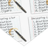 テーブルのランナー-ブルボン恋人のショッピング・リスト ショートテーブルランナー (コーナー)