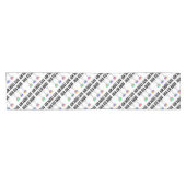 テーブルのランナー-飲み物の古いワインは、若者に日付を記入します ショートテーブルランナー (横)