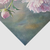 テーブルの上にピンクの牡丹が並んだ、みすぼらしいシックな花瓶 薄葉紙 (詳細)