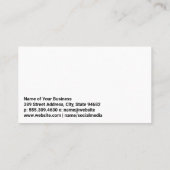 テーブルの上に焙煎コーヒー豆の山 名刺 (裏面)