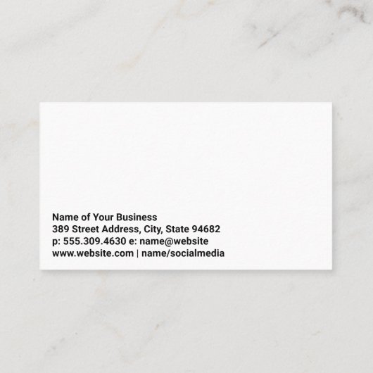 テーブルの上に焙煎コーヒー豆の山 名刺 (裏面)