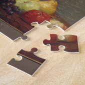 テーブルの上のアスターとフルーツHenri Fantin-Latour ジグソーパズル (側面)