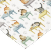 テーブルの上の猫 テーブルクロス (アングル)