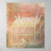 テーブルの上の銀器 ポスター (正面)