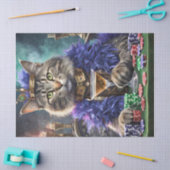 テーブルの女王ネコ遊のカード 薄葉紙 (クラフト)