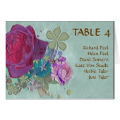 テーブルの座席を結婚しているヴィンテージのバラ (正面横)