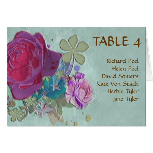 テーブルの座席を結婚しているヴィンテージのバラ (正面横)