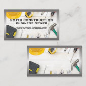 テーブルの建築ツール 名刺 (正面/裏面)