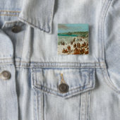 テーブルの石のナイアガラの滝のまわりのPortage 缶バッジ (インサイチュ)