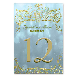 テーブルの第|プリンセスの青 テーブルナンバー