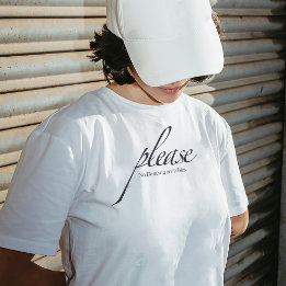 「テーブルの踊りはご遠慮ください」引用文シャツ Tシャツ