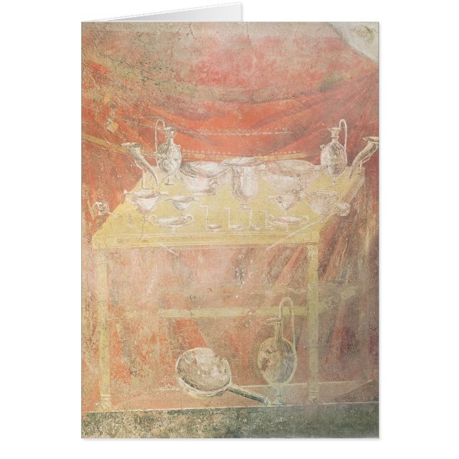 テーブルの銀器 (正面)