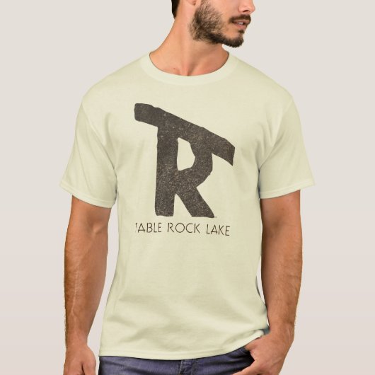 テーブルのrock湖 tシャツ (正面)