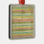 テーブルは米国の憲法を比較します メタルオーナメント (右)