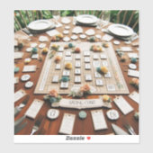 テーブルを割り当てるためのシーティンググラフシール シール (シート)