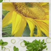 テーブルウェアの布の黄色のひまわり キッチンタオル (折り畳み)