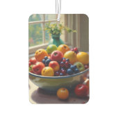 テーブルオイル塗装にフルーツクラシカルのボウル カーエアーフレッシュナー (裏面)