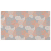 テーブルカバー、ターコイズ&コーラルフローラデザイン テーブルクロス (正面(横))