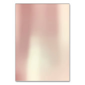 テーブルカードの配置バラ金ゴールドパーソナライズされた名 テーブルナンバー (裏面)