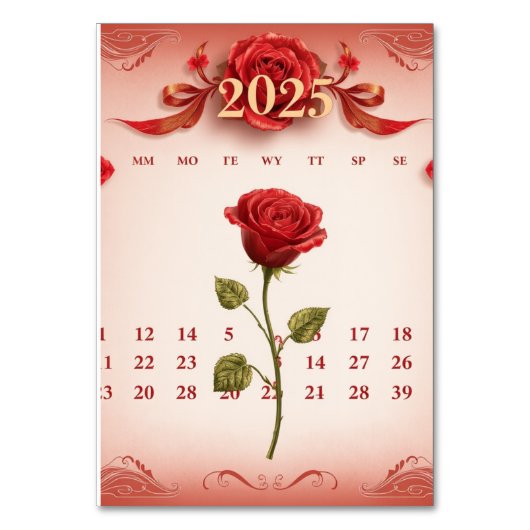 テーブルカードギフトカードファッションドカードカースタイリッシュド テーブルナンバー (正面)