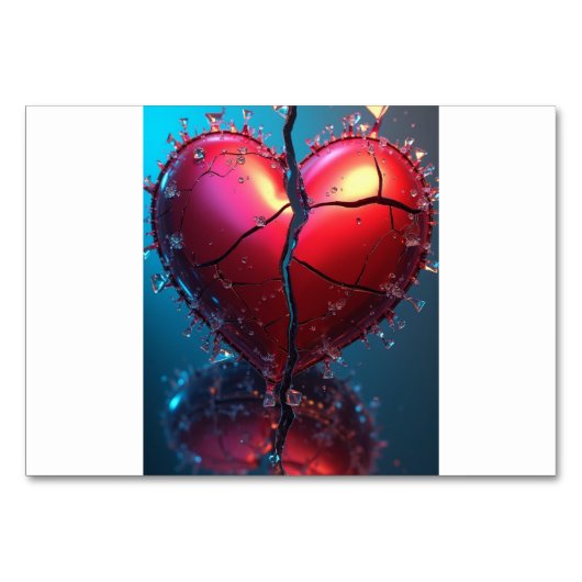 テーブルカードスタイルテーブルマット – 保エレガント護 テーブルナンバー (正面)