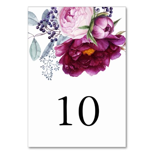 テーブルカード (裏面)