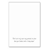 テーブルカード (裏面)