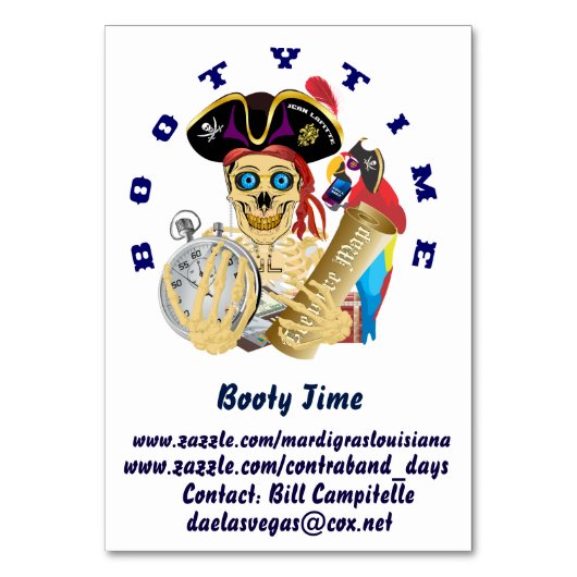 テーブルカード (裏面)