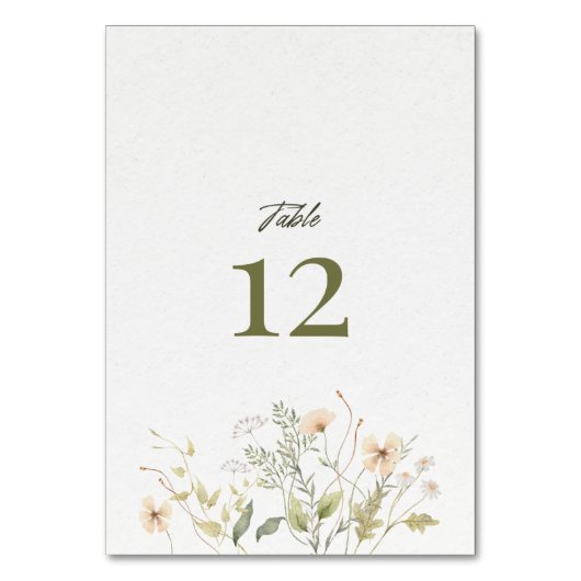 テーブルカード (裏面)