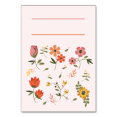 テーブルカード (正面)