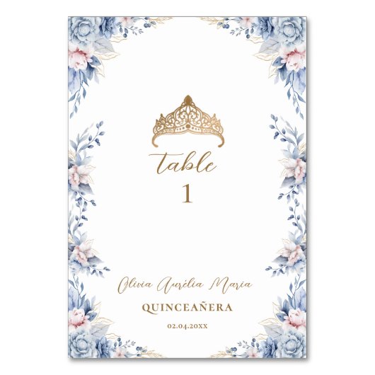 テーブルカード (正面)